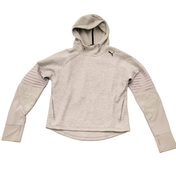 Puma SE Hoodie Sweatshirt Activewear Women's Size S/P Gray - Picture 2 of 10